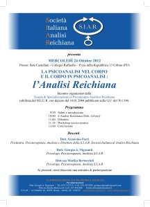 Presentazine Scuola di Psicoterapia - Urbino